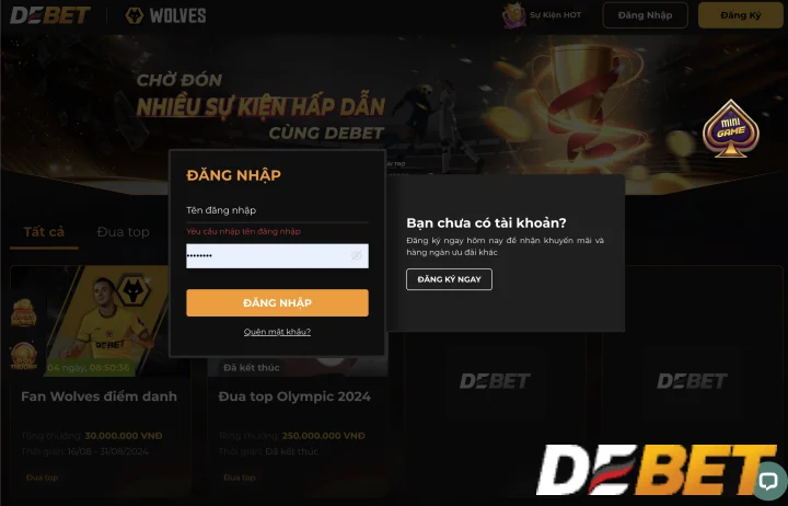 Lưu ý quan trọng khi thiết lập tài khoản Debet mới